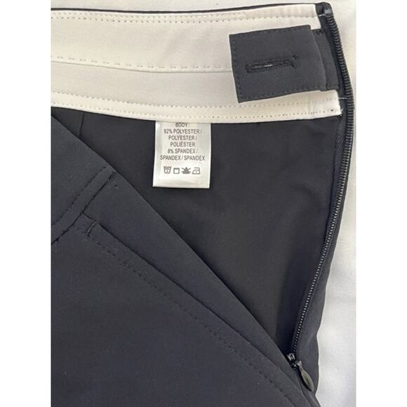 Fairway & Greene black golf skort side zip women's size 4 - Picture 3 of 5